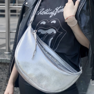 Женская кожаная сумка Joy коричневая кроко - Женская кожаная сумка Joy коричневая кроко