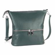 Шкіряна сумка Felice 02, зелена - Шкіряна сумка Felice 02, зелена