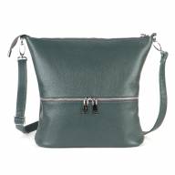 Кожаная сумка Felice 02, зеленая - Кожаная сумка Felice 02, зеленая