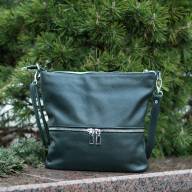 Шкіряна сумка Felice 02, зелена - Шкіряна сумка Felice 02, зелена