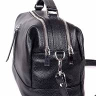Шкіряна сумка Carolina 01, чорна - Шкіряна сумка Carolina 01, чорна