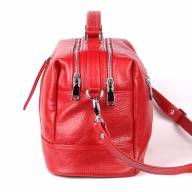 Шкіряна сумка Carolina 05, червона - Шкіряна сумка Carolina 05, червона