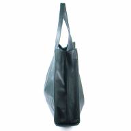 Шкіряна сумка CITY 07, темно-зелена - Шкіряна сумка CITY 07, темно-зелена