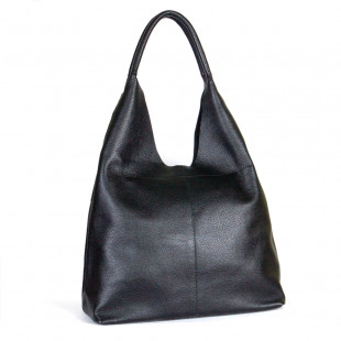 Шкіряна сумка Ontario 01, чорна
