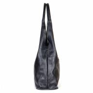 Кожаная сумка Ontario 01, черная - Кожаная сумка Ontario 01, черная