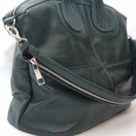 Шкіряна сумка Lima 01, зелена - Шкіряна сумка Lima 01, зелена