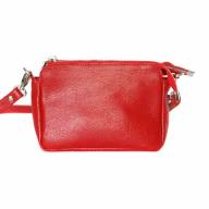 Кожаная сумка Donna 03, красная - Кожаная сумка Donna 03, красная