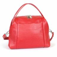 Кожаная сумка Margo 01, красная - Кожаная сумка Margo 01, красная