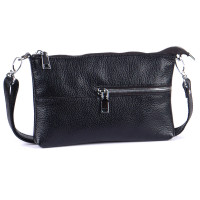Кожаная сумочка Glamor 08, черная