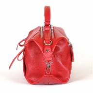 Кожаная сумка Luisa 04, красная - Кожаная сумка Luisa 04, красная