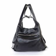 Кожаная сумка Sabina 01, черная - Кожаная сумка Sabina 01, черная