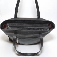 Шкіряна сумка Palermo 01, чорна - Шкіряна сумка Palermo 01, чорна