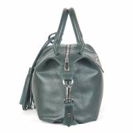 Шкіряна сумка Passion 02, зелена - Шкіряна сумка Passion 02, зелена