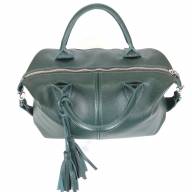 Шкіряна сумка Passion 02, зелена - Шкіряна сумка Passion 02, зелена