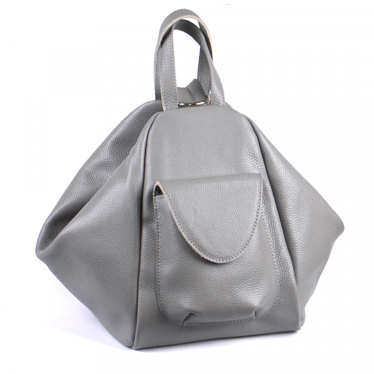 Кожаный рюкзак Secret 06, серый