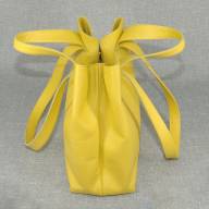 Шкіряна сумка Eva 05, жовта - Шкіряна сумка Eva 05, жовта