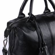 Шкіряна сумка Passion 03, чорна - Шкіряна сумка Passion 03, чорна