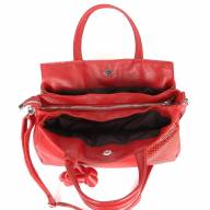 Кожаная сумка Ferrara 03 maxi, красная - Кожаная сумка Ferrara 03 maxi, красная