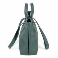 Кожаная сумка Eva 08, зеленая - Кожаная сумка Eva 08, зеленая