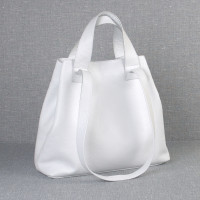 Кожаная сумка Eva 09, белая