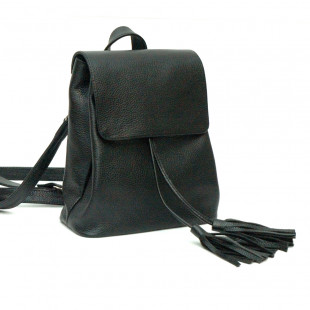 Кожаный рюкзак Umbrella 03, черный