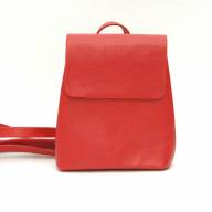 Шкіряний рюкзак Umbrella 05, червоний - Шкіряний рюкзак Umbrella 05, червоний